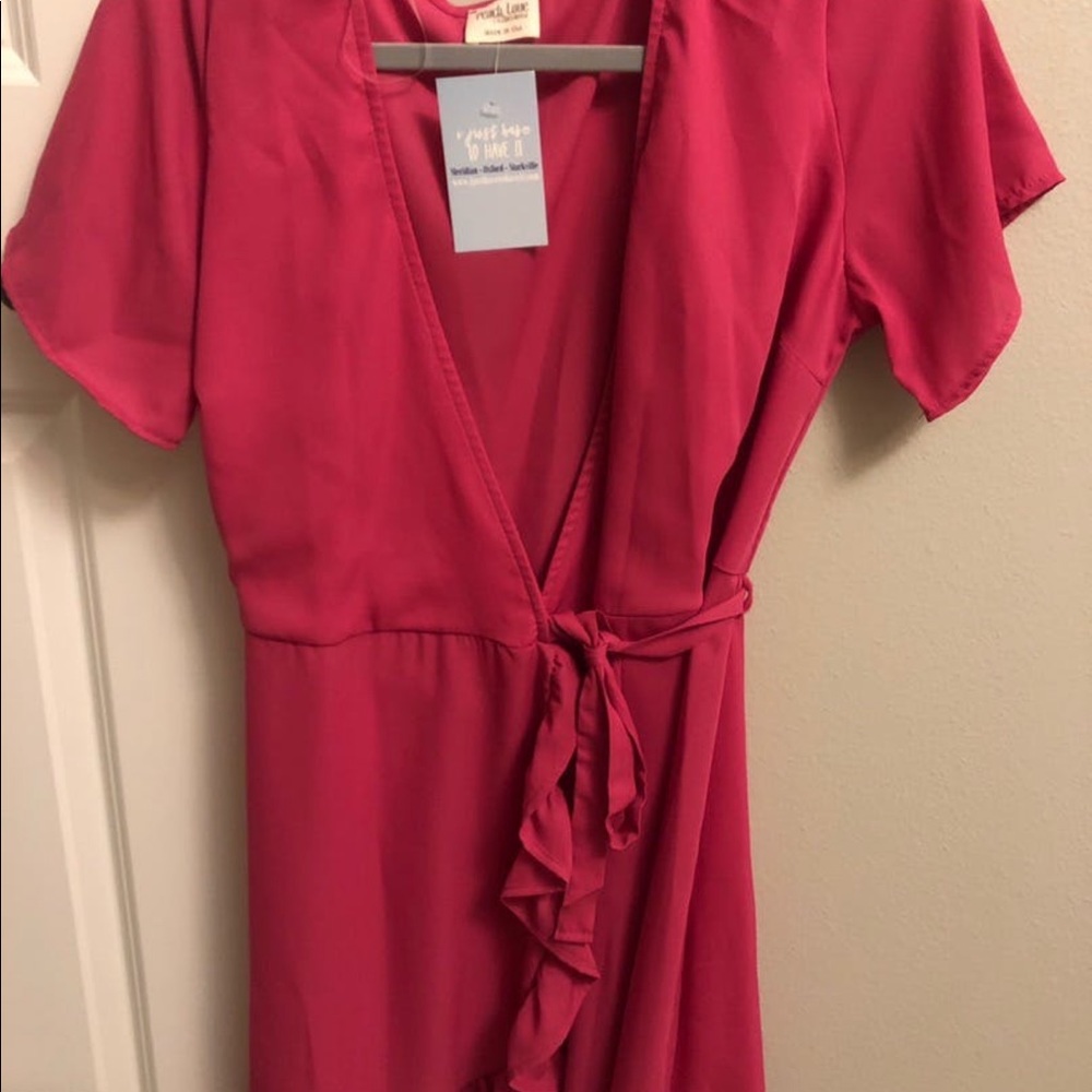 Wrap around dress